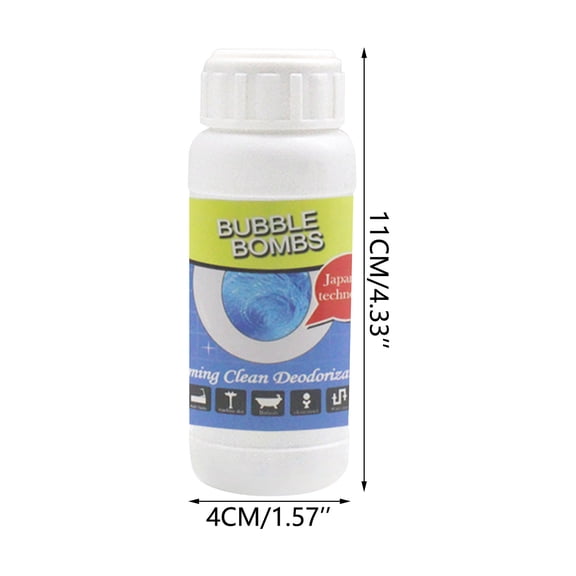 Heavy-Duty Drain Unblocker Powder – Fast-Acting Enzyme & Caustic Formula for Kitchen & Bathroom Pipes, Eliminates Hair, Grease & Food Clogs, Neutralizes Odors