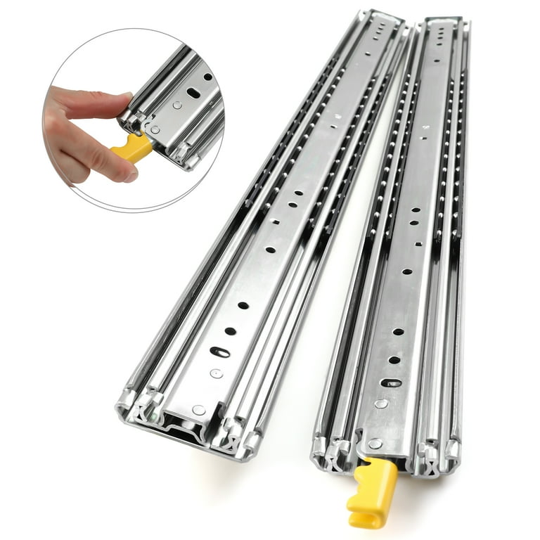 32 in. Industrial Duty Full Extension Ball Bearing Side Mount Drawer Slide 32 in. Industrial Duty Full Extension Ball Bearing Side Mount Drawer Slide