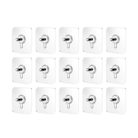 Heavy Duty Drill Adhesive Hooks, Wall Hangers Without Nails for Home and Office, Self-Adhesive Hooks for Hanging Towels, Bags, Keys, Coats, and More, Easy to Install