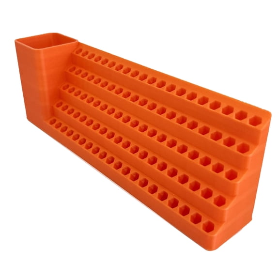 Heavy Duty Drill Bit Storage Tool Bag Organizer with Inserts for Woodworking and Use