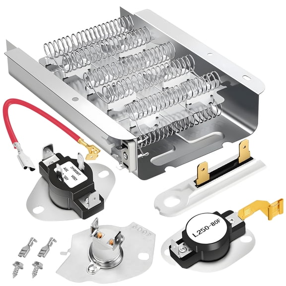 Heavy Duty Dryer Heating Coil 279838 Dryer Heating Repair Set Appliance Repair Component Home Appliance Parts Enduring