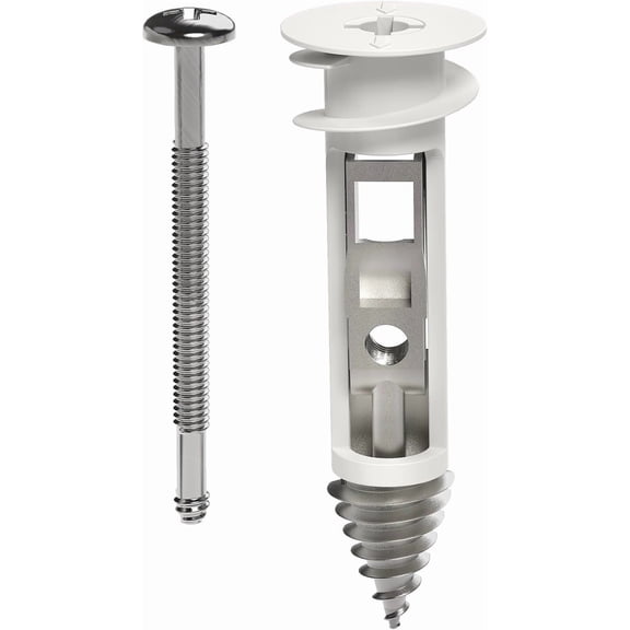 Heavy‑Duty Drywall Anchors and Screws Kit, Zinc Plastic Self‑Drilling Toggle Wall Anchors, Fastener Set for Hanging Pictures, Decorations and Household Items (5 Pack)