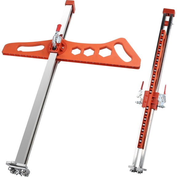 Heavy Duty Drywall Cutting Tool, 1.5 to 60cm Foldable Sheetrock Cutter, Suitable for Gypsum Boards with Thicknesses of 1/4 "&3/8"&1/2 "