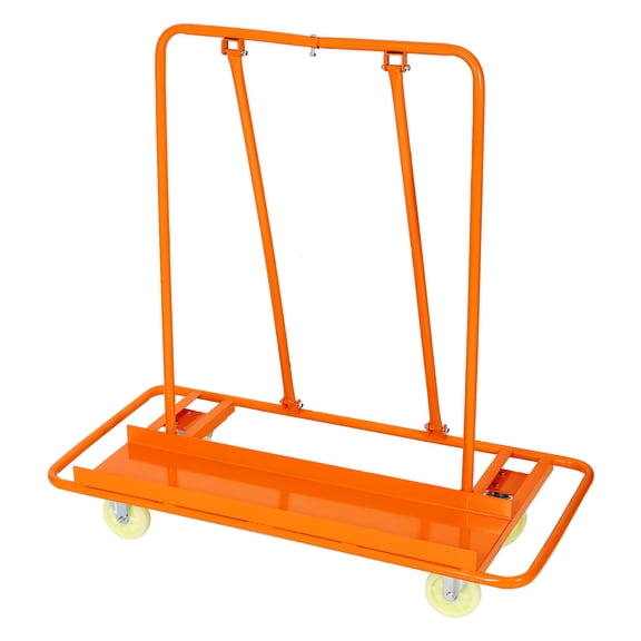 Heavy Duty Drywall Sheet Cart & Panel Dolly 1600lbs load capacity,panel service cart ,casters with brake