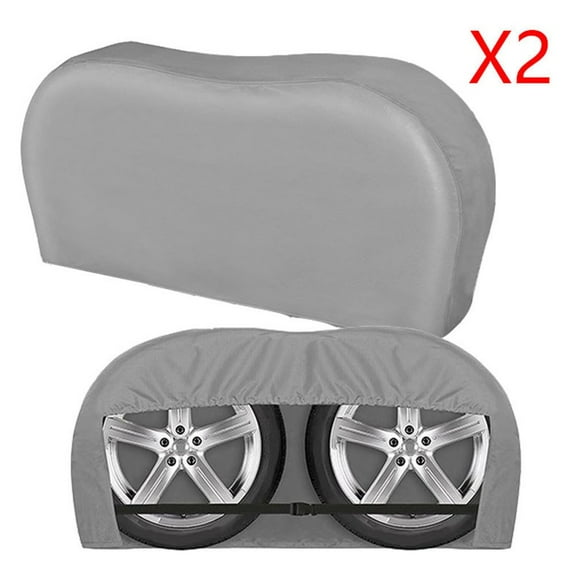 Heavy Duty Dual Axle Tire Covers: All-Season Protection for Trucks & RVs!