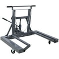 thumbnail image 1 of Heavy-Duty Dual Wheel Dolly with Built-In Jack for Large Truck Tire Maintenance, 1500 lb Capacity, Adjustable Height and Space-Saving Design, 1 of 9