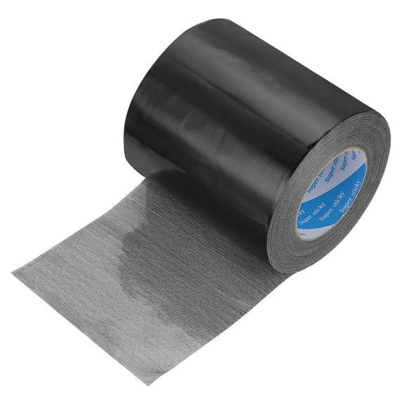 Heavy Duty Duct Tape, 6 Inch x 55 Yard Waterproof Flexible Hand Tear Strong Adhesive Duct Tapes, Black