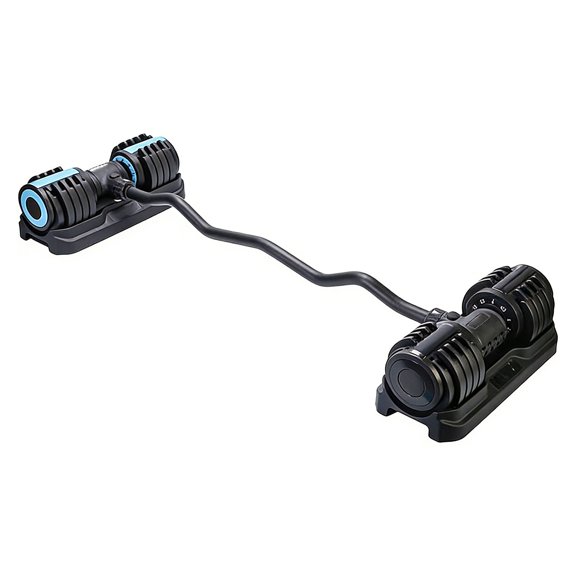 Heavy Duty Dumbbell Barbell Adapter Featuring Ergonomic Curved Grip For Versatile Workouts