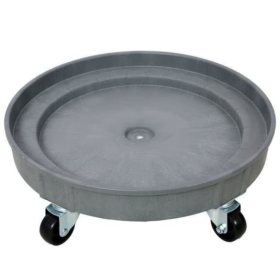 Heavy Duty Durable Plastic Drum Dolly 30/55 Gallon 900 lb. Capacity Industrial Wheels - Efficiently Move Barrels Safely & Smoothly