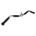 thumbnail image 1 of Heavy Duty EZ Curl Bar Cable Attachment 30 Inch Lat Bar with Full Rotation and Rubber Handles, 1 of 9
