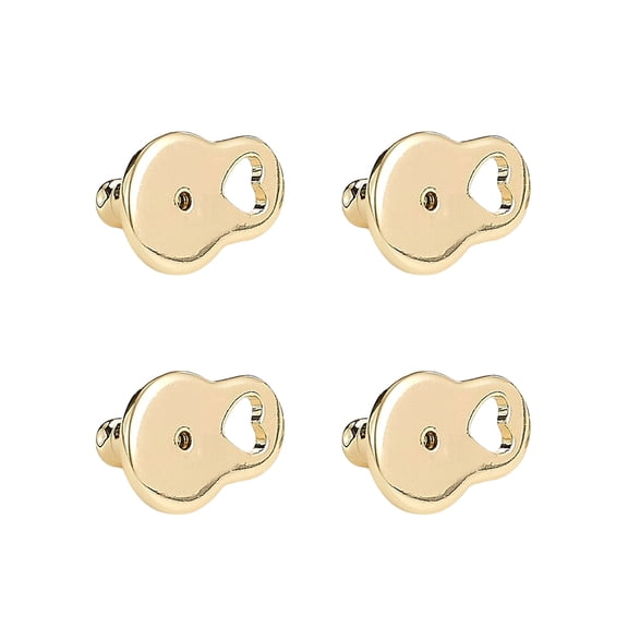 Heavy Duty Earring Support Backings 4 Pieces Heart Lifters Secure Fit For Droopy Ears Comfortable Wear