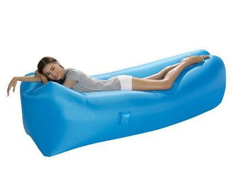Heavy Duty Easy-to-Inflate Inflatable Lounger Chair Couch for