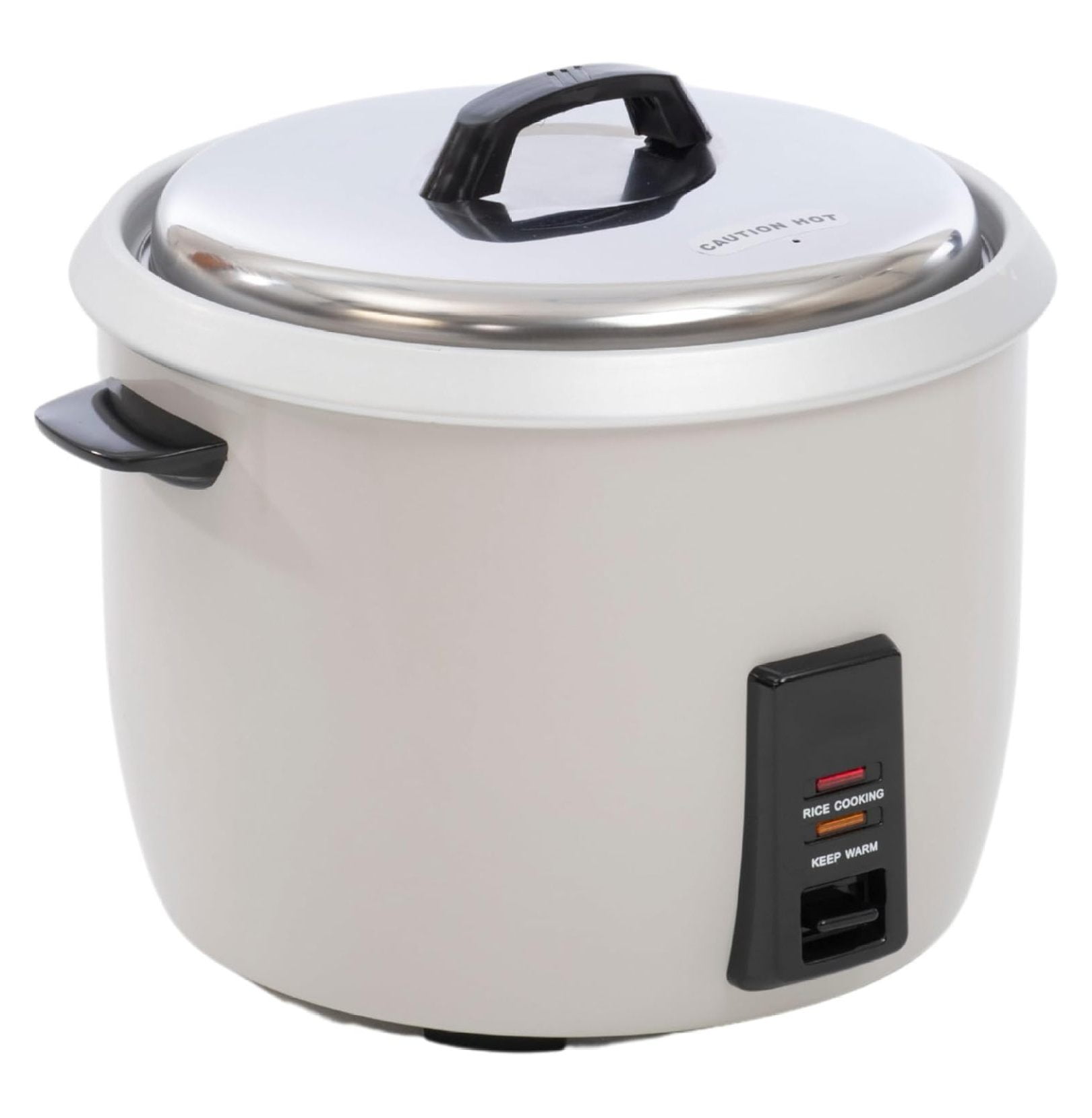 HeavyDuty Economy Rice Cooker, 30Cup Capacity, Plastic Oversized Fork
