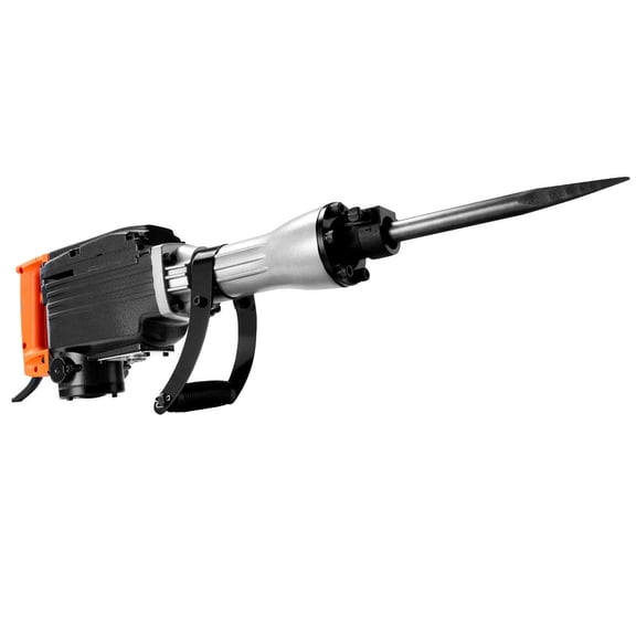 Heavy Duty Electric Demolition Jack Hammer, 2200W Concrete Breaker with 4 Chisel Bits and Case, 1350 BPM Power Tool