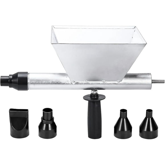 Heavy-Duty Electric Mortar Gun with 4 Attachments for Cement Filling, Portable Caulking Tool for Doors and Windows, Compatible with Power Drills