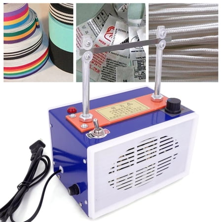 Heavy Duty Electric Rope Cutter Hot Knife Rope Cutting Machine w/ 3pcs Blade