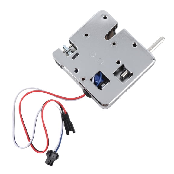 Heavy Duty Electromagnetic Latch Lock with Keyless Automatic Ejection and Built-in Signal Detection Switch for Secure Delivery Express Cabinets, High Strength Solenoid Door Bolt (12V)