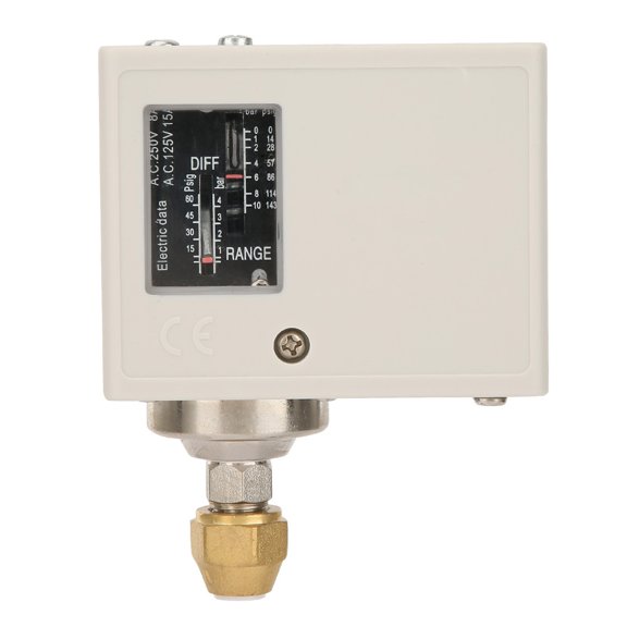 Heavy Duty Electronic Air Compressor Pressure Switch Control Controller for Water Pump refrigeration automation systems, 24V-380V SPDT Switch, 11x8x6 inches / 27.9x20.3x15.2 cm