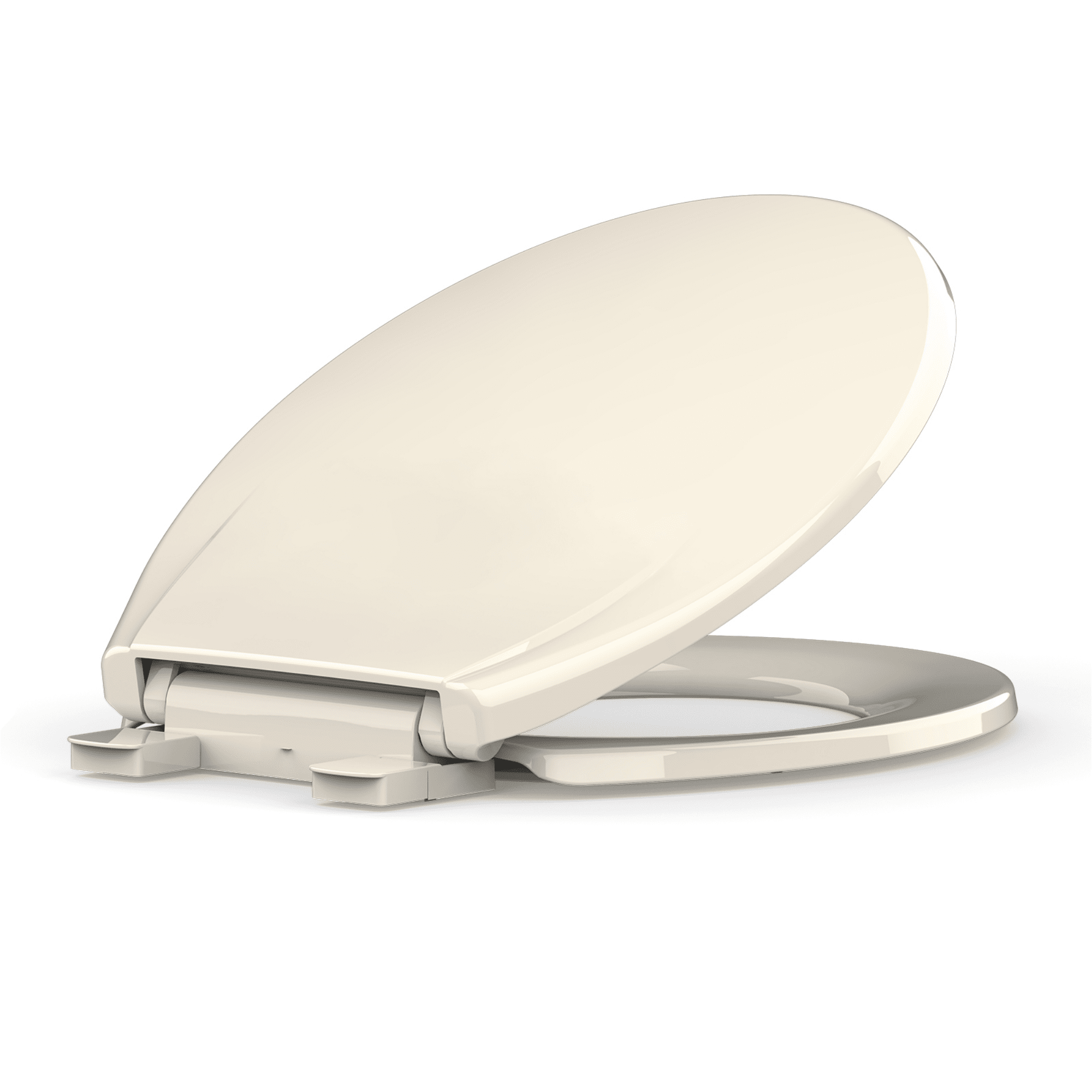 Heavy Duty Elongated Toilet Seat, Soft Close White Toilet Lid with Quick Release for Easy Cleaning, No-Slip & No-Wiggle, 660 LBS Capacity, Universal Fit