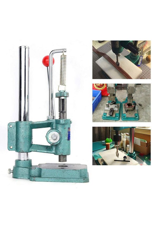 Heavy Duty Embossing Leather Imprinting Machine Stamp Press Punching Logo Tools for Punching, Pronging, Stamping Process