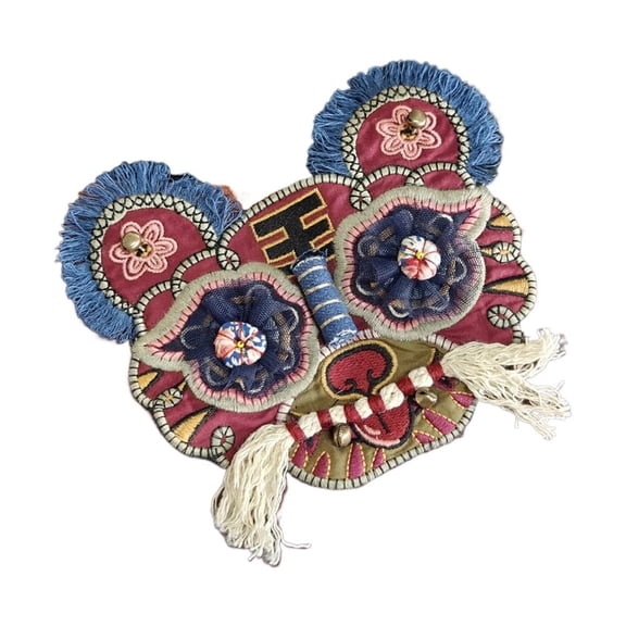 Heavy-Duty Embroidered Tiger Head Embroidery Piece