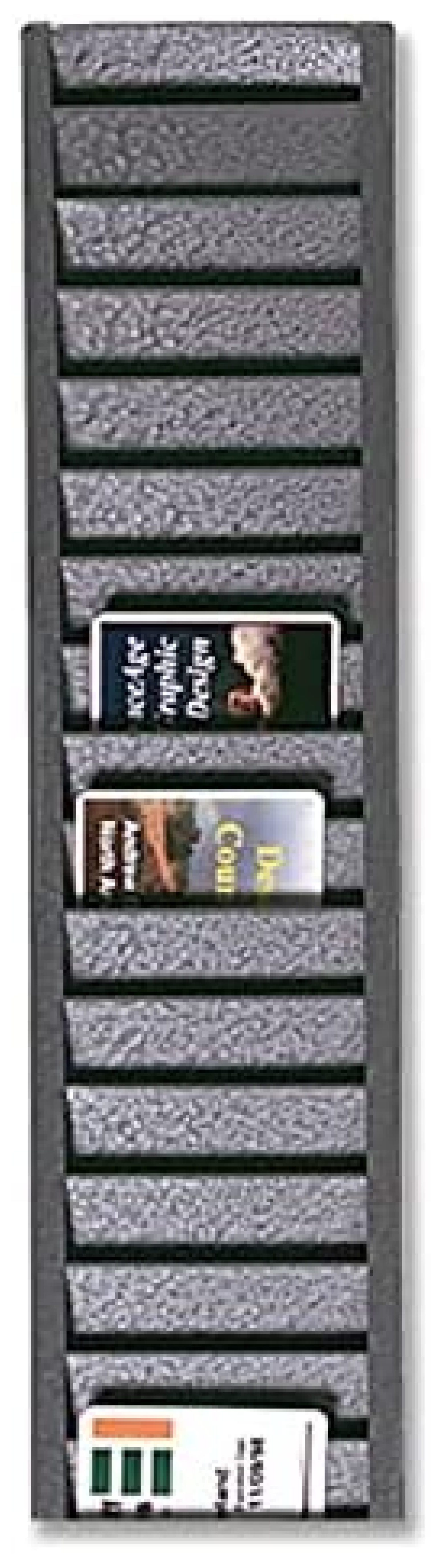 Heavy Duty Employee Time Card ID Badge Rack for Vertical Cards Holds