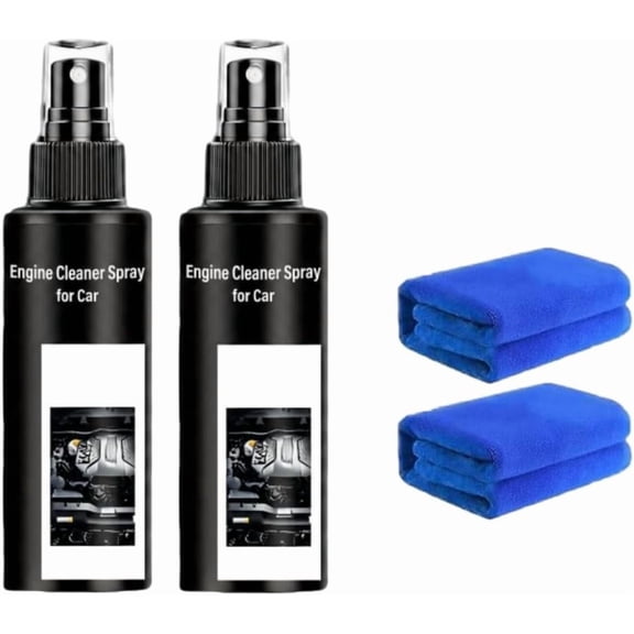 Heavy Duty Engine Bay Cleaner and Degreaser Spray for Car (2Set, one size) | Fast-Acting Formula, Automotive Use, Engine Bay Cleaning, Degreaser Spray, Car Care