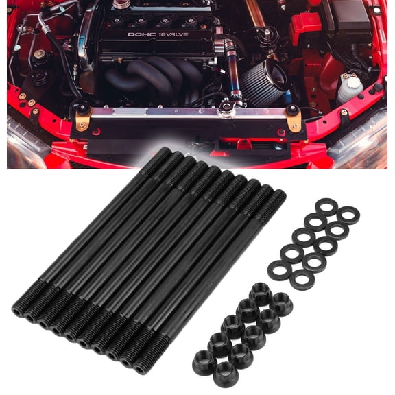 Heavy Duty Engine Cylinder Head Stud Bolt Kit for Mitsubishi EVO 8 EVO 9 Eclipse 1994-2019