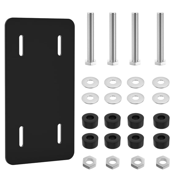 Heavy Duty Engine Mount Plate Kit for 2HP to 6.5HP Engines 12" x 5.25"