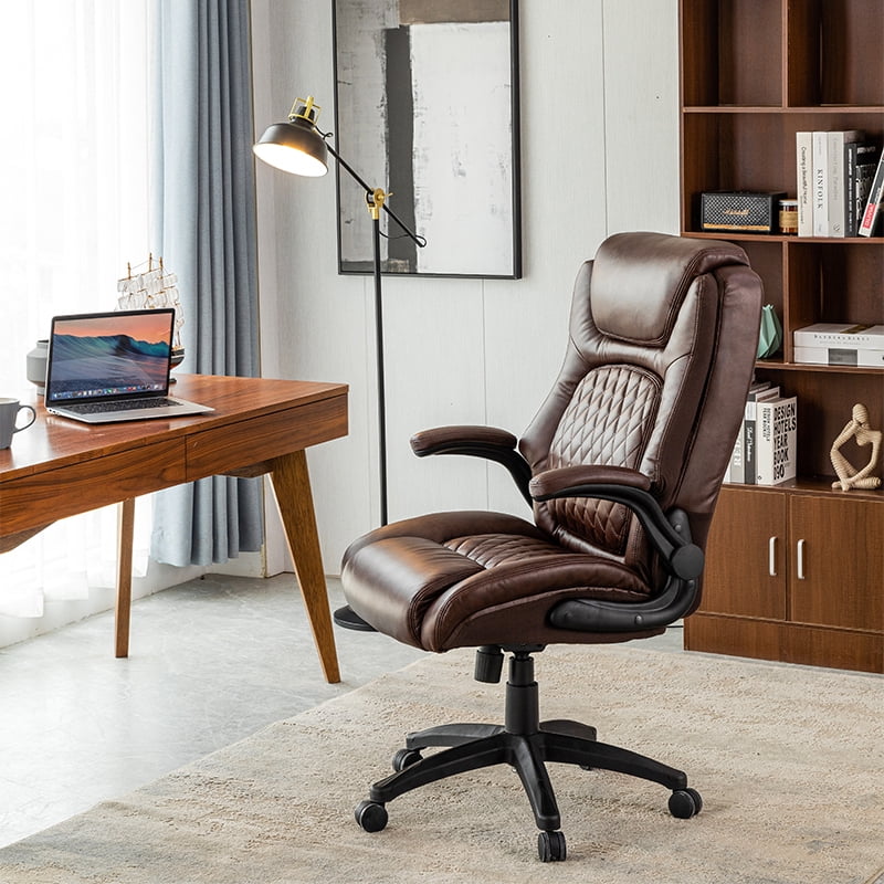 Heavy Duty Executive Office Chair, Big and Tall 400lb Leather Office