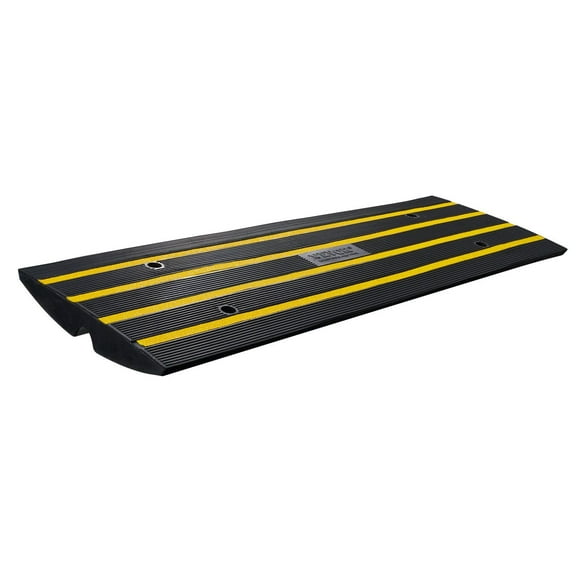 Heavy Duty Expandable Curb Ramp Set, 33069 lbs Capacity Rubber Threshold Ramp for Driveway, Loading Dock, Garage & Sidewalk