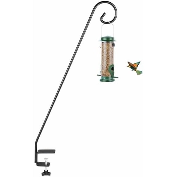 Heavy Duty Extensible Deck Hook - Adjustable for Hanging Bird Feeders, Plants, Suet Baskets, Wind Chimes, Lanterns