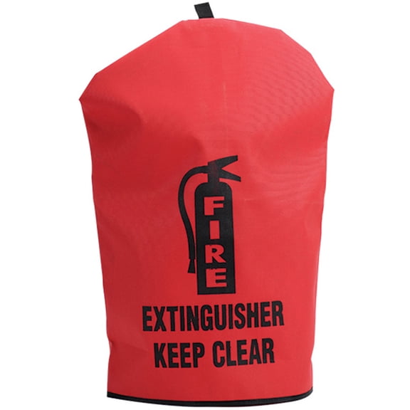 Heavy-Duty Extinguisher Cover, 25" x 16 1/2", Red (1 Unit)