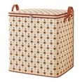 thumbnail image 1 of Heavy Duty Extra Large Clothes Storage Foldable Blanket Storage Bags Closet Organizers Storage Containers with Handle for Clothing Blanket Comforter Moving Travel , A Large Capacity Storage Bag, 1 of 7