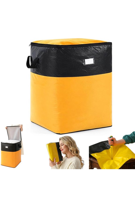 Heavy Duty Extra Large Moving Bags, Storage Bags with Zippers and Handles, Foldable Packing Bags Space Saving Totes for Moving Travel Home Storage ,Easy To Store And Reusable