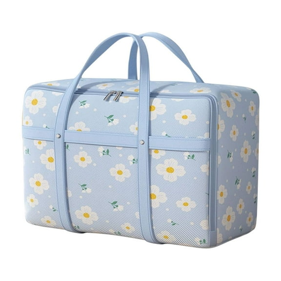 Heavy Duty Extra Large Storage Bag Featuring Reinforced Handles for Clothes, Bedding & Toy Organization - Collapsible Reusable Tote with Full Zipper Open Campus Dorm Moving