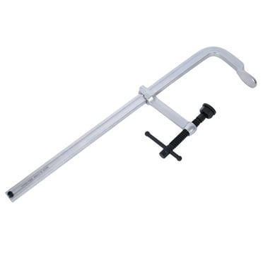 QWORK 16-Inch F Clamps 4-Pack - Heavy Duty Drop-Forged Steel Bar Clamps With 4-3/4" Throat