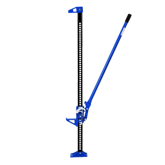 Heavy Duty Farm Jack, 3 Ton High Lift – 7000 lbs Capacity Ratcheting Utility Jack for Truck, SUV, Tractor, Bumper – Off-Road Vehicle Repair, 60-Inch – Blue Non-detachable 60-inch MR8059