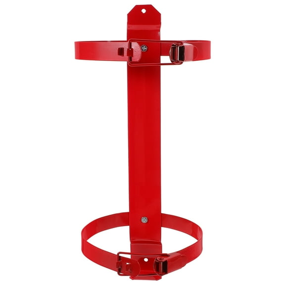 Raindrops Heavy Duty Fire Extinguisher Bracket Wall Mount for Home Use Made of Iron Red Color Adjustable Size 3/4KG