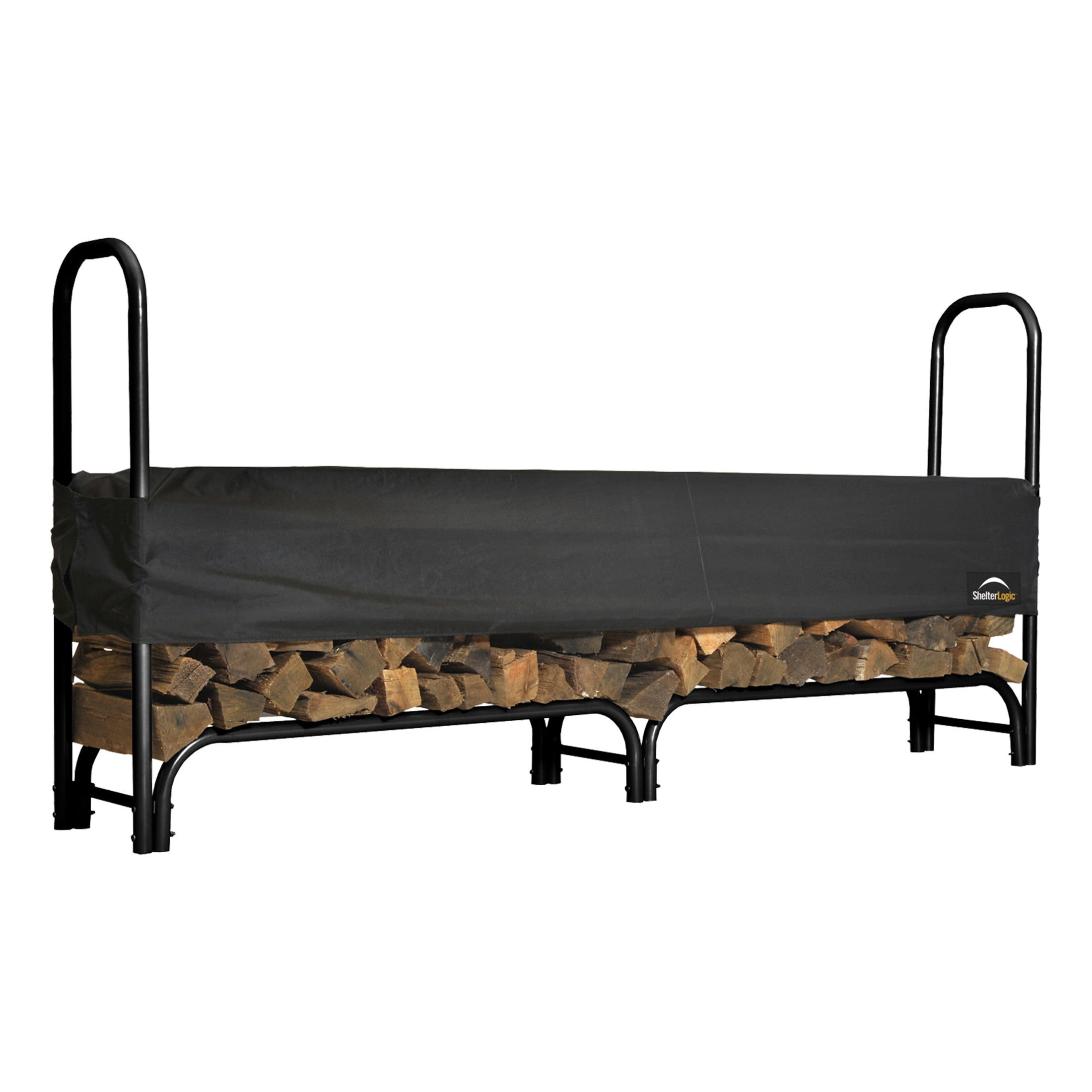 Shelter SLRA Deluxe Tubular Steel Open Firewood Holder and Storage Rack Walmart