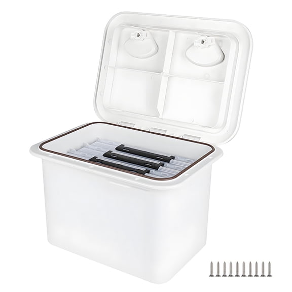 Heavy Duty Fishing Tackle Storage Container Marine Storage Box For Boats Deck Waterproof Organizers Baits Box Tool Case