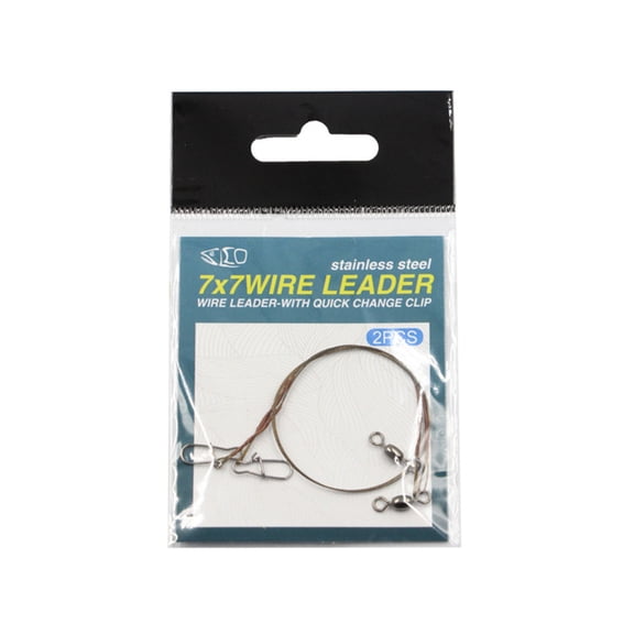 Heavy-Duty Fishing Wire Leader Twist-Resistant Design Multiple Sizes Perfect for Game Fish