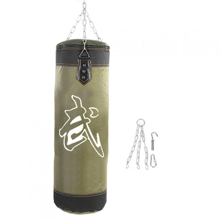 Heavy bag sand outlet
