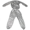 thumbnail image 1 of Heavy Duty Fitness Weight Loss Sweat Sauna Suit Exercise Gym Anti-Rip Silver XXL_WM25, 1 of 6