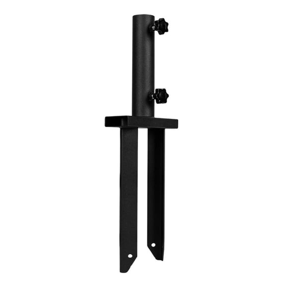 Heavy-Duty Flag Pole Holder Ground Stake Metal Flag Spike for Ground Adjustable Feather Flag Base Universal Light Stakes Rust-Resistant Outdoor Stand for Flags