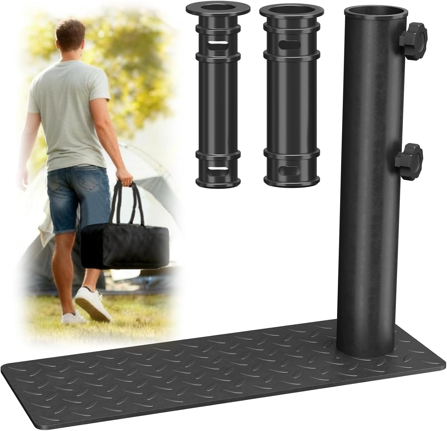 Wheelbase For Rv Heavy Duty Flag Pole Tire Mount,Portable Wheel Base for RV SUV Truck ...