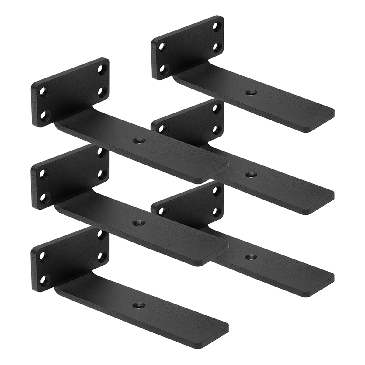Heavy Duty Floating Shelf Brackets, (1/5In Thick) Hidden Shelves