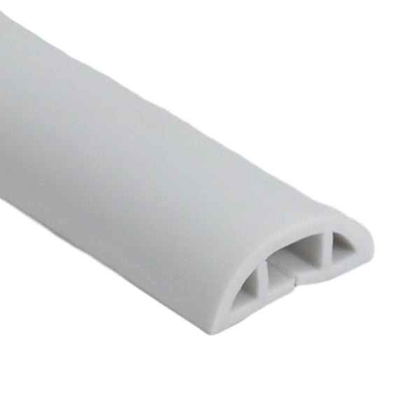 Heavy Duty Floor Cable Protection Cover Floor Cable Cover Rubber Trunking 1M D30-White