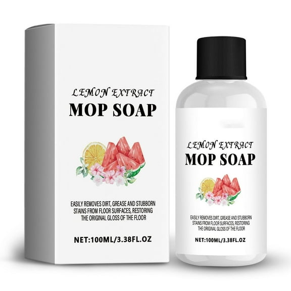 Heavy-Duty Floor Cleaner - Removes Grease & Stubborn Stains, Restores Shine to Hardwood & Tile, 100ml