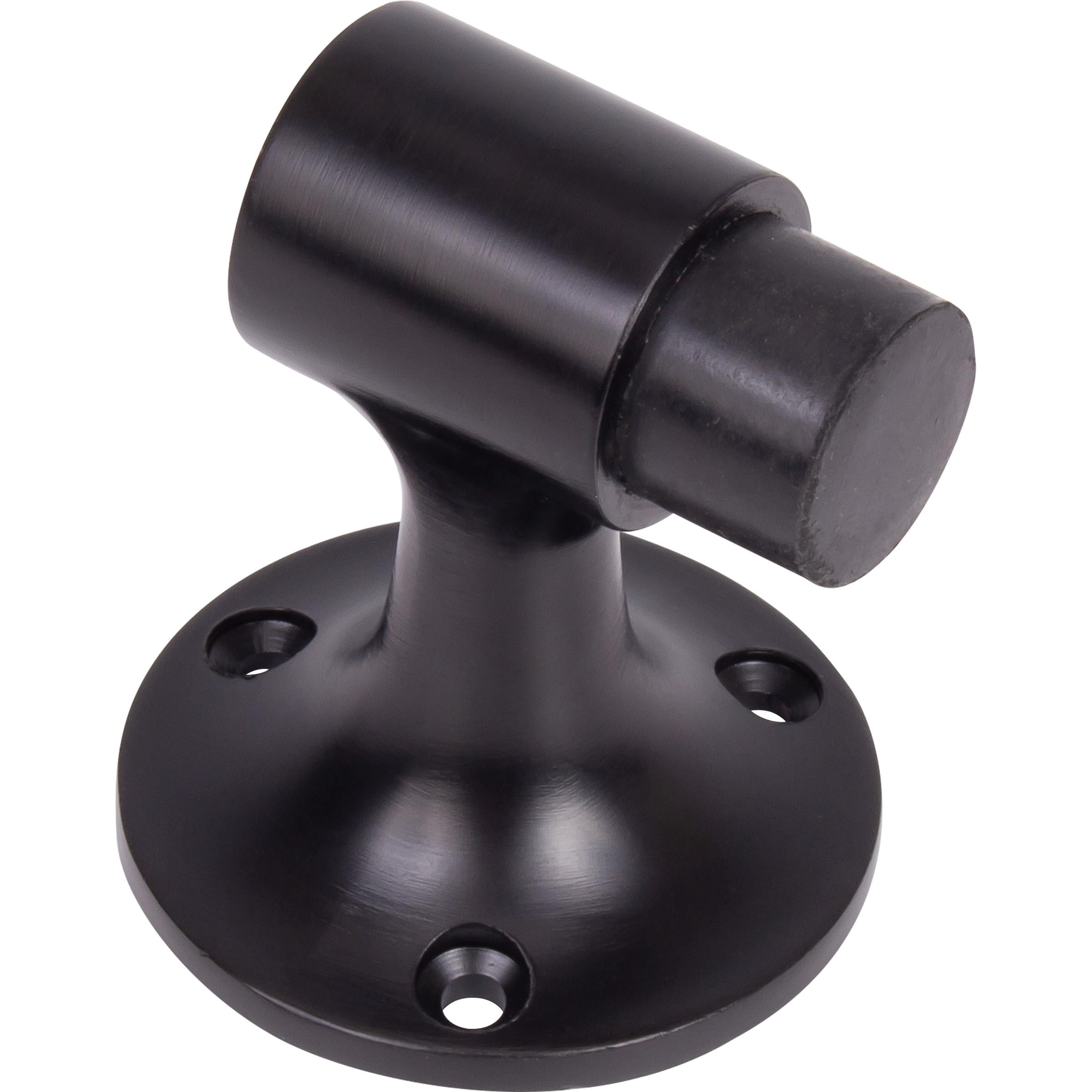 Heavy Duty Floor Door Stop, 3 Inches, Matte Black by Stone Harbor Hardware